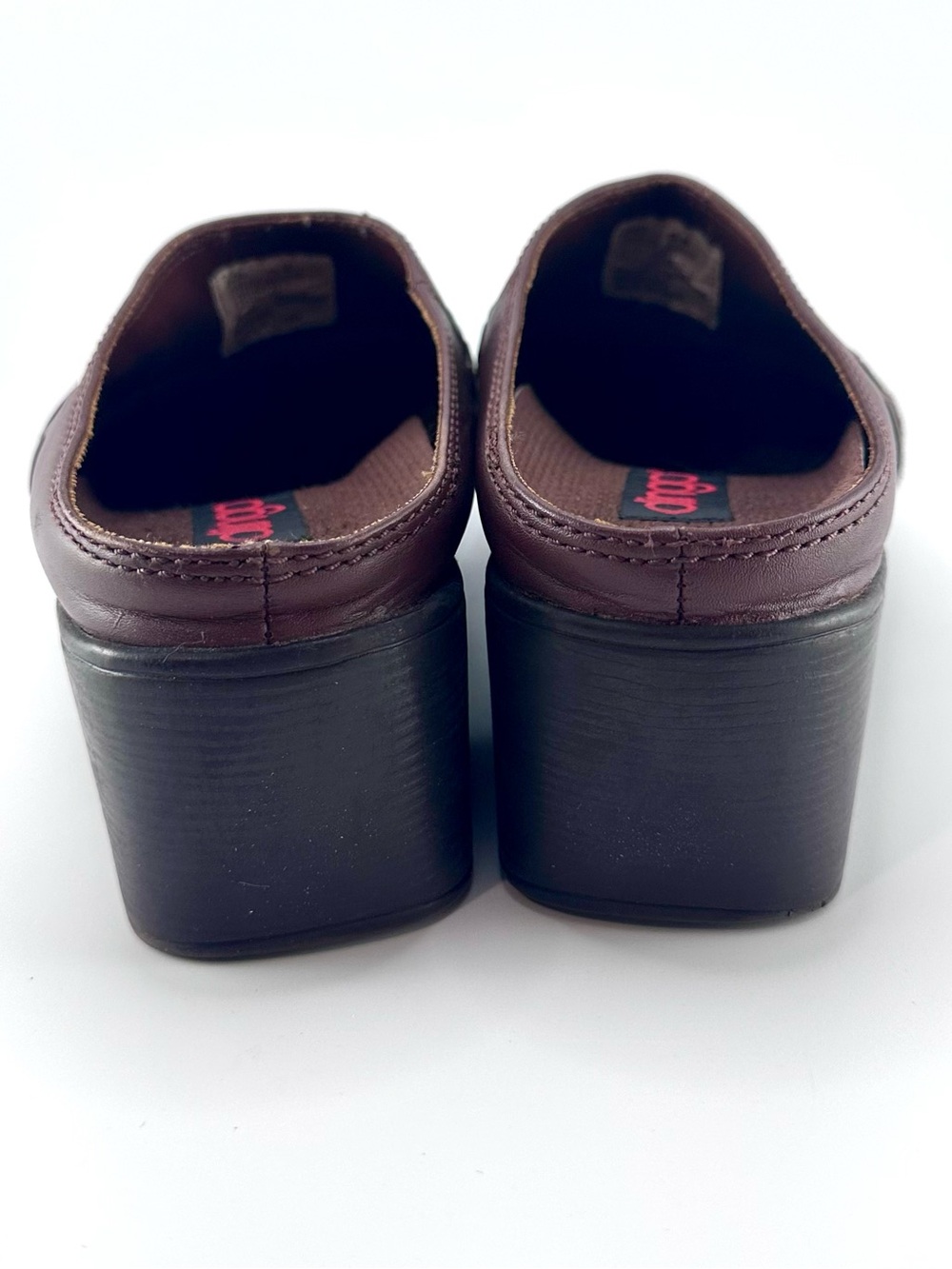 Dingo Cow Print Calf Hair Leather Clogs Mules Size 7.5 M Style DI02216 - Picture 3 of 8